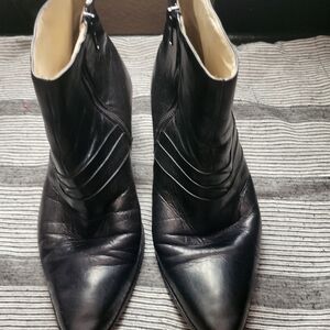 Mens Leather Mid Cut Boots Oscar.